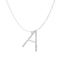 Collar Rebecca Mujer My World Alphabet in Plata SWAKAA01 - SWAKAA01